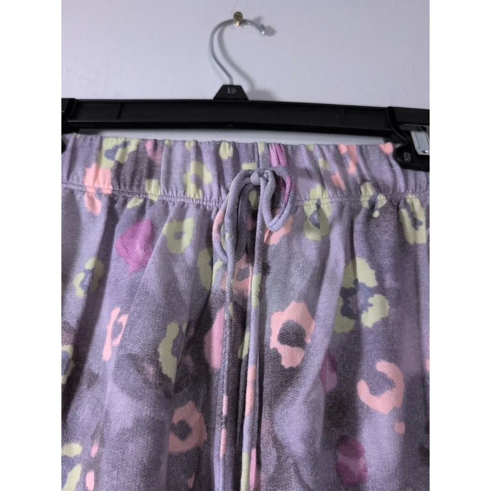 ODDY Gray Multicolor Pajama‎ Set Small NWOT
